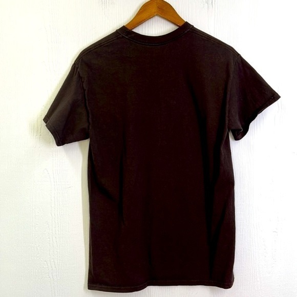 Gildan - What’s Up Chicken Funny Graphic Brown Short Sleeve T Shirt Size Medium - Picture 8 of 8